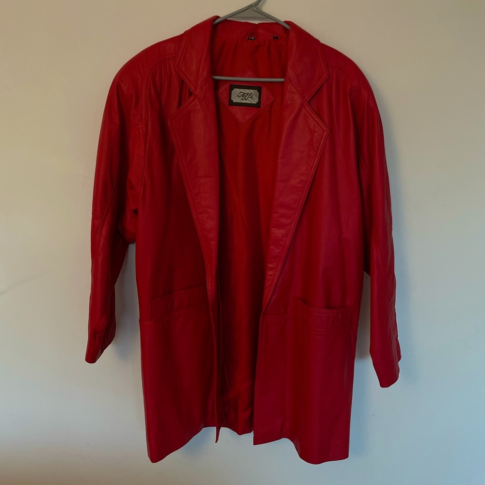 Vintage Leather Coat / Jacket